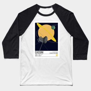 Cassini Huygens Probe Baseball T-Shirt